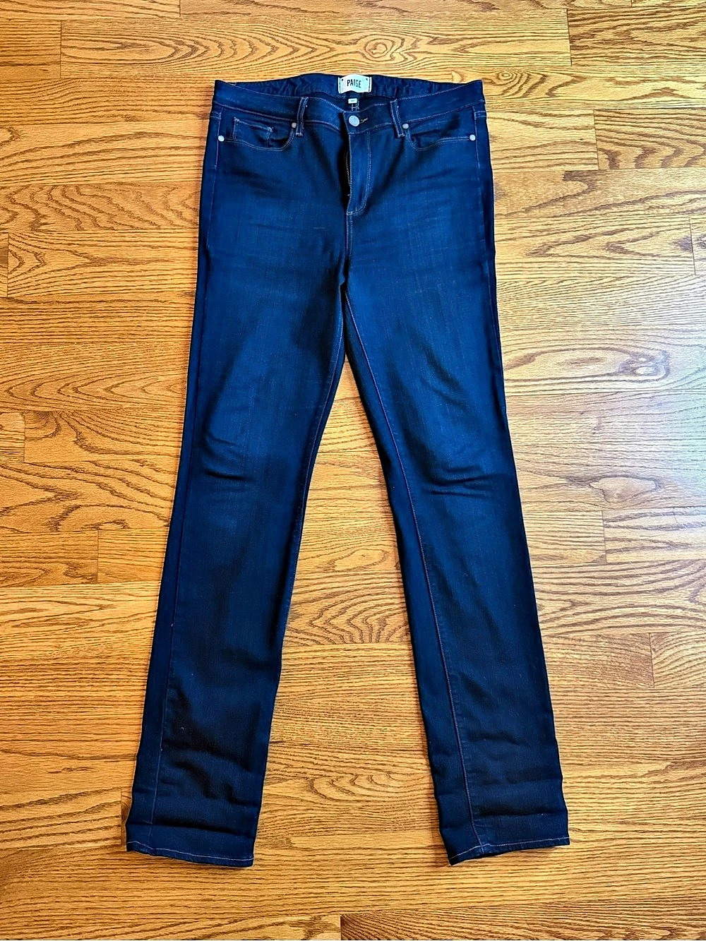 Paige Skinny Jeans in Blue Waist 32